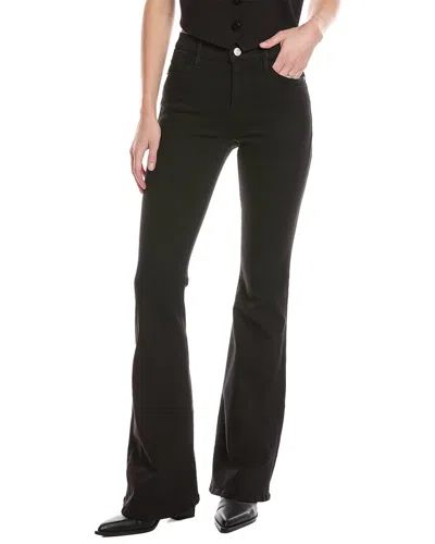 Frame Le High Film Noir Flare Jean In Black