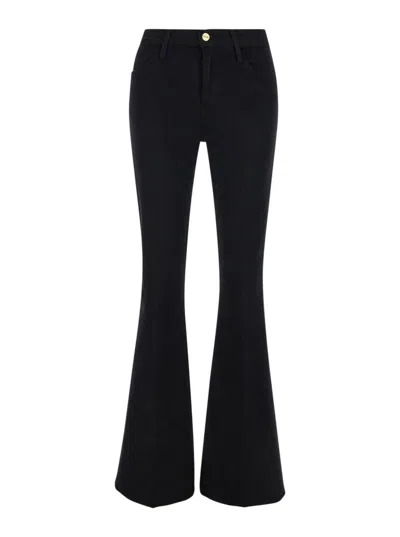 Frame Le High Flare In Black