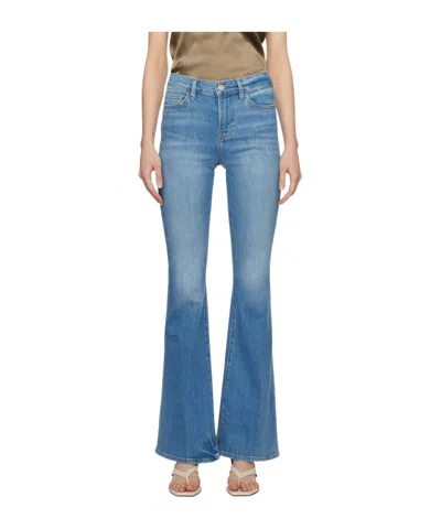 Frame Le High Flare High-rise Jeans In Blue