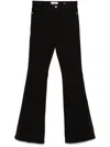 Frame Le Forever Karlie Flare High-rise Jeans In Black