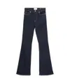 Frame Le High Flare Jeans In Black