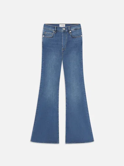 Frame Le High Flare Jeans In Blue