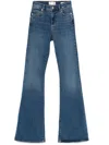Frame Le Pixie High Flare Jeans In Blue