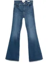 Frame Easy Wide Flare Jeans In Lucite In Blue