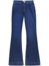 Frame Le High Flared-leg Jeans In Blue