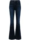 Frame Denim Flared Jeans In Blue