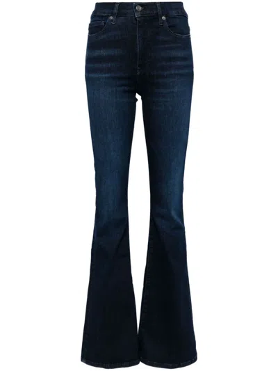 Frame The Icon Flared Jeans In Blue