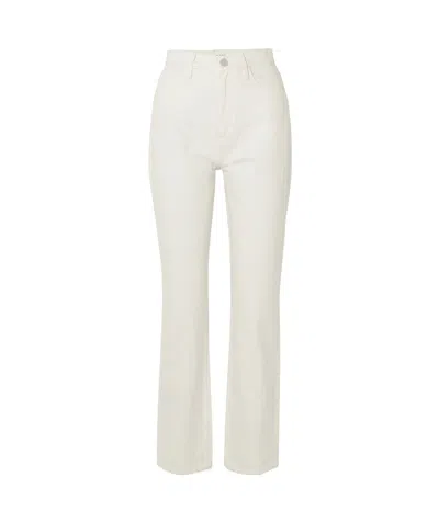Frame Le High 'n' Tight High-rise Straight-leg Jeans In White