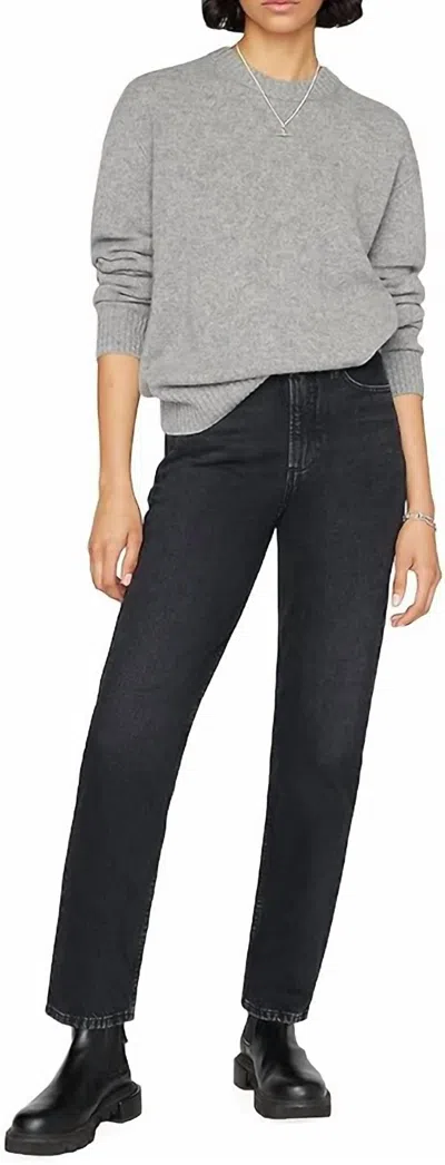 Frame Le High 'n' Tight Straight Jeans In Inkwell In Gray