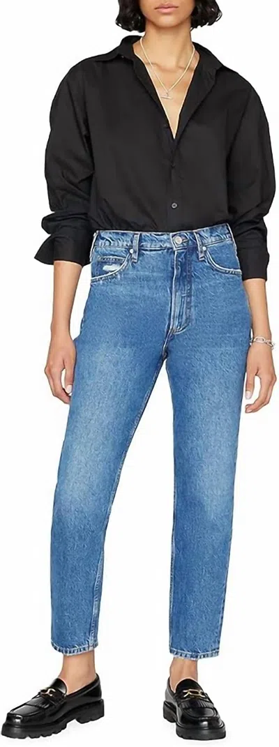 Frame Le High 'n' Tight Taper Jeans In Stearnlee In Black
