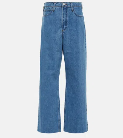 FRAME LE HIGH 'N' TIGHT WIDE-LEG JEANS