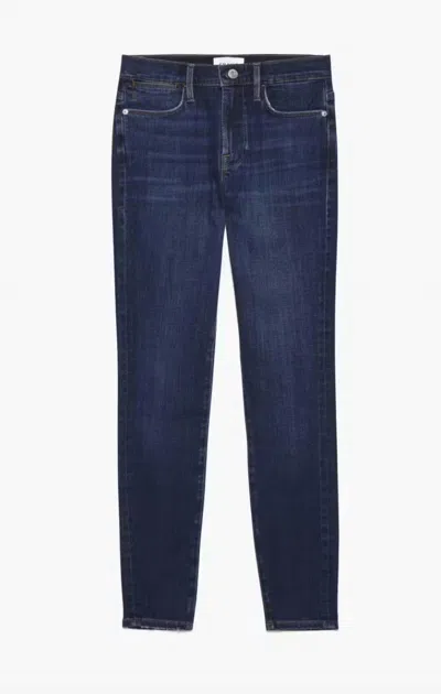 Frame Le High Skinny Jean In Majesty In Blue