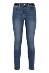 Frame Le High Skinny Crop High-rise Skinny Jeans In Blue