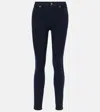 Frame Le High Skinny Jeans In Black