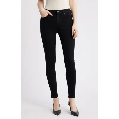Frame Le High Skinny Jeans In Black