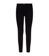 Frame Le High Skinny Jeans In Black