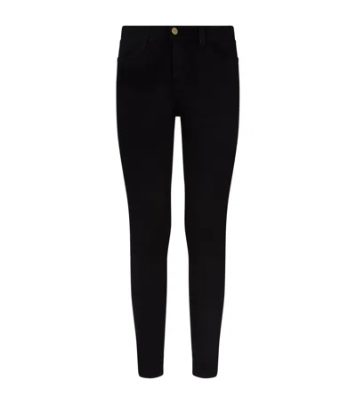 Frame Le High Skinny Jeans In Black