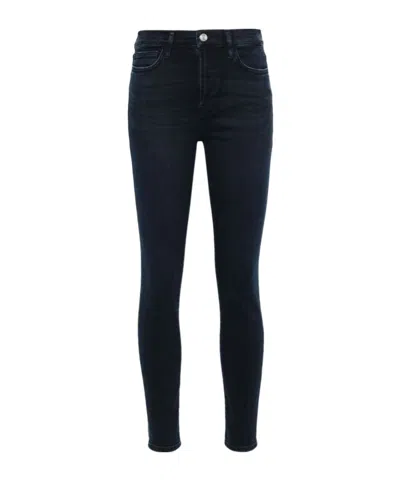 Frame Le High Skinny Jeans In Black