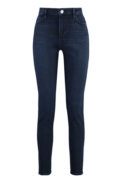 Frame Le High Skinny Jeans In Blue