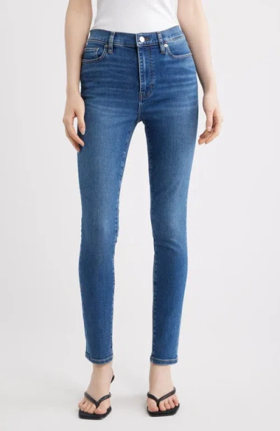 Frame Le High Skinny Jeans In Blue