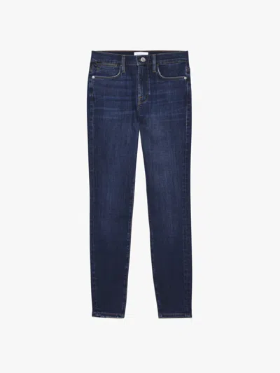 Frame Le High Skinny Jeans In Blue