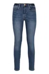 Frame Woman Jeans Blue Size 30 Cotton, Polyester, Elastane In Denim