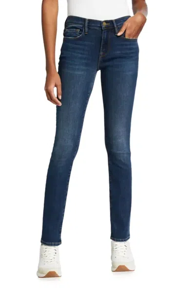 Frame Le High Skinny Jeans In Dublin In Blue