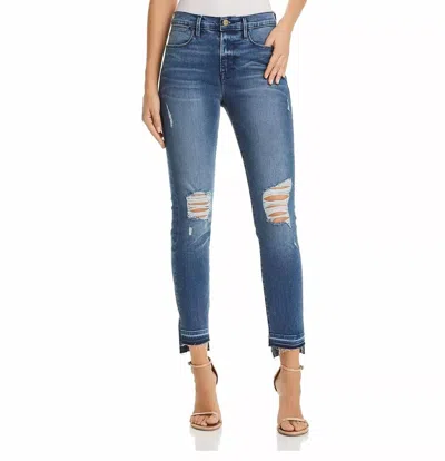 Frame Le High Skinny Jeans In Hermitage In Multi