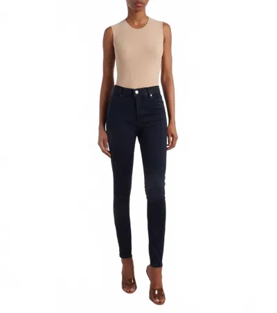 Frame Le High Skinny Jeans In Onyx Indigo In Multi