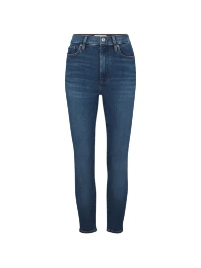 Frame Le High Skinny-cut Jeans In Blue