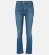 Frame Slim Faded Jeans In Blue