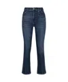 Frame Le High Straight Flared Jeans In Blue