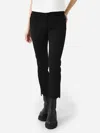 FRAME LE HIGH STRAIGHT JEAN IN BLACKFINN