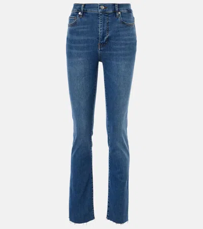 FRAME LE HIGH STRAIGHT SLIM JEANS