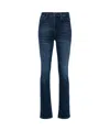 Frame Le High Straight Long Clothing In Blue