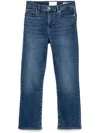 Frame Le Crop Mini Boot Jeans In Blue