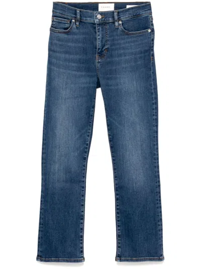 FRAME LE HIGH STRAIGHT JEANS