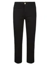 Frame High-rise Straight-leg Jeans In Film Noir