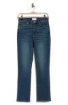 Frame Le High Straight Jeans In Kinmount Grind