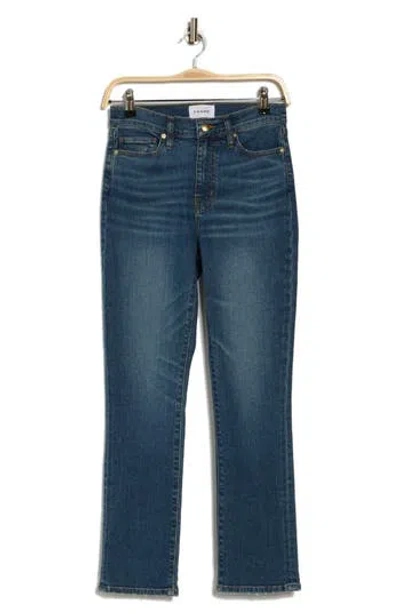 Frame Le High Straight Jeans In Kinmount Grind