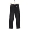 Frame Le High Straight Leg Jeans In Black