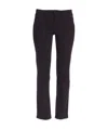 Frame Le High Straight Leg Jeans In Black