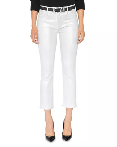 Frame Le High Straight Leg Jeans In White