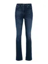 Frame Le High Straight Long Clothing In Blue