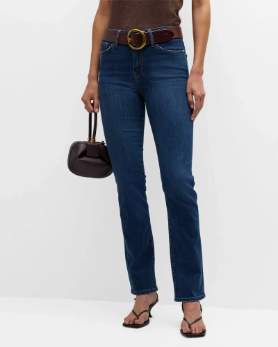 Frame Le High Straight Long Jeans In Majesty