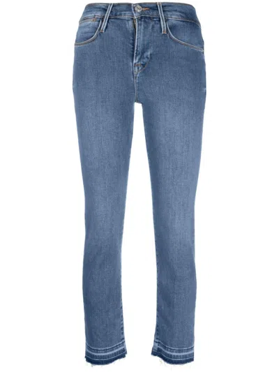 FRAME FRAME LE HIGH STRAIGHT RELEASED HEM FRAY CLOTHING