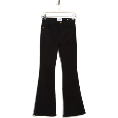 Frame Le High Waist Pixie Flare Jeans In Film Noir