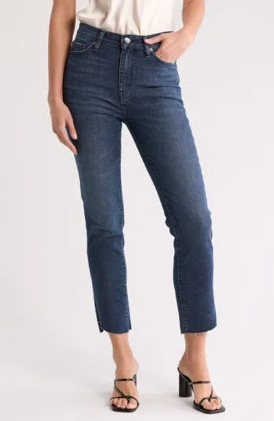 Frame Le High Waist Straight Leg Jeans In Crafty Cascade