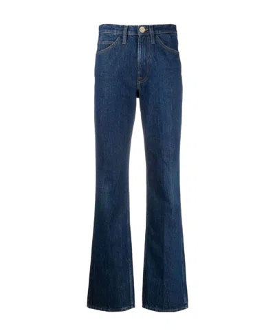 Frame Le Italien Straight Jeans In Blue