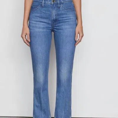 Frame Le Italien Straight Leg Jeans In Pure Blue